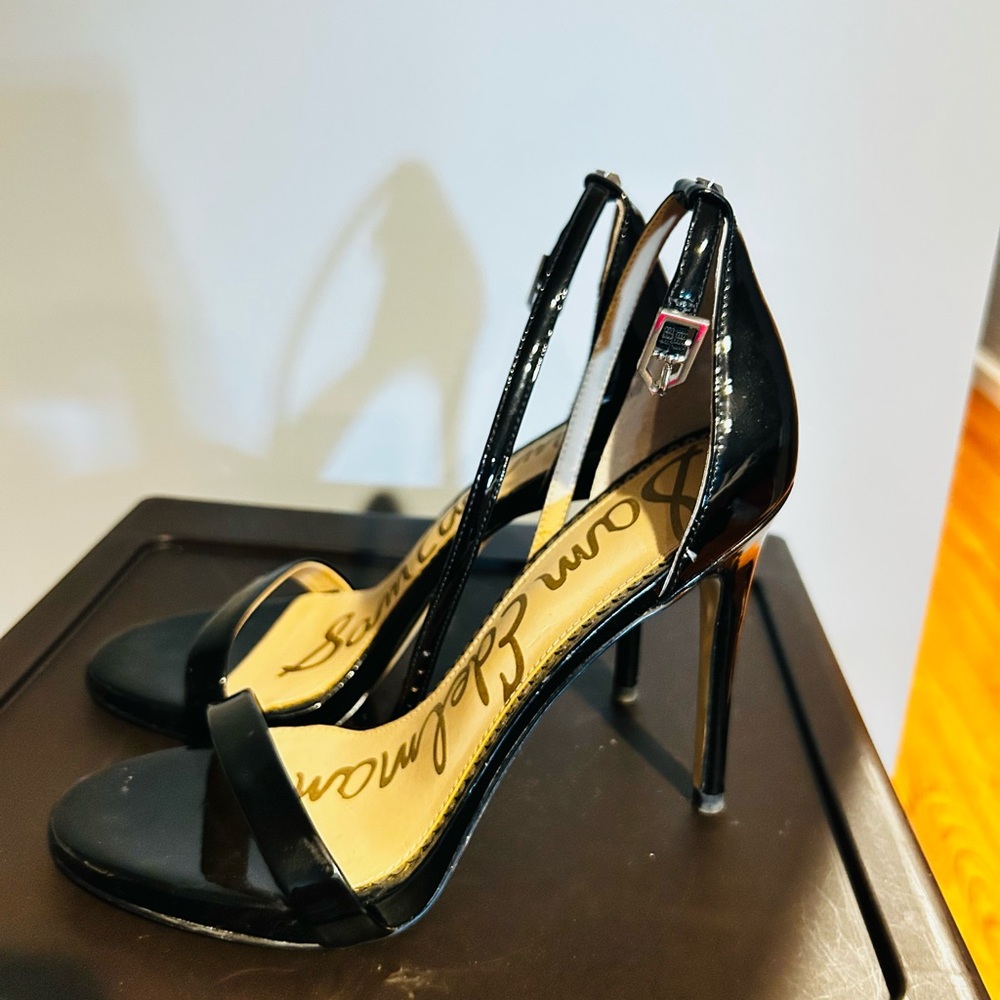 Sam Edelman Glossy Black Heels